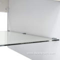 High Gloss UV Glass Magazine End Table